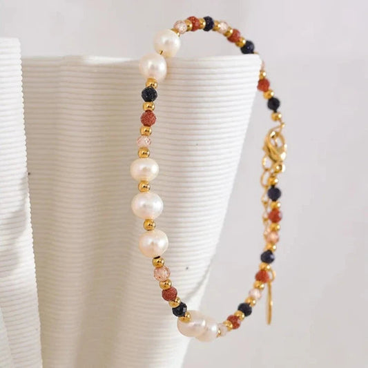 Litmus Pearl Bead  Bracelet
