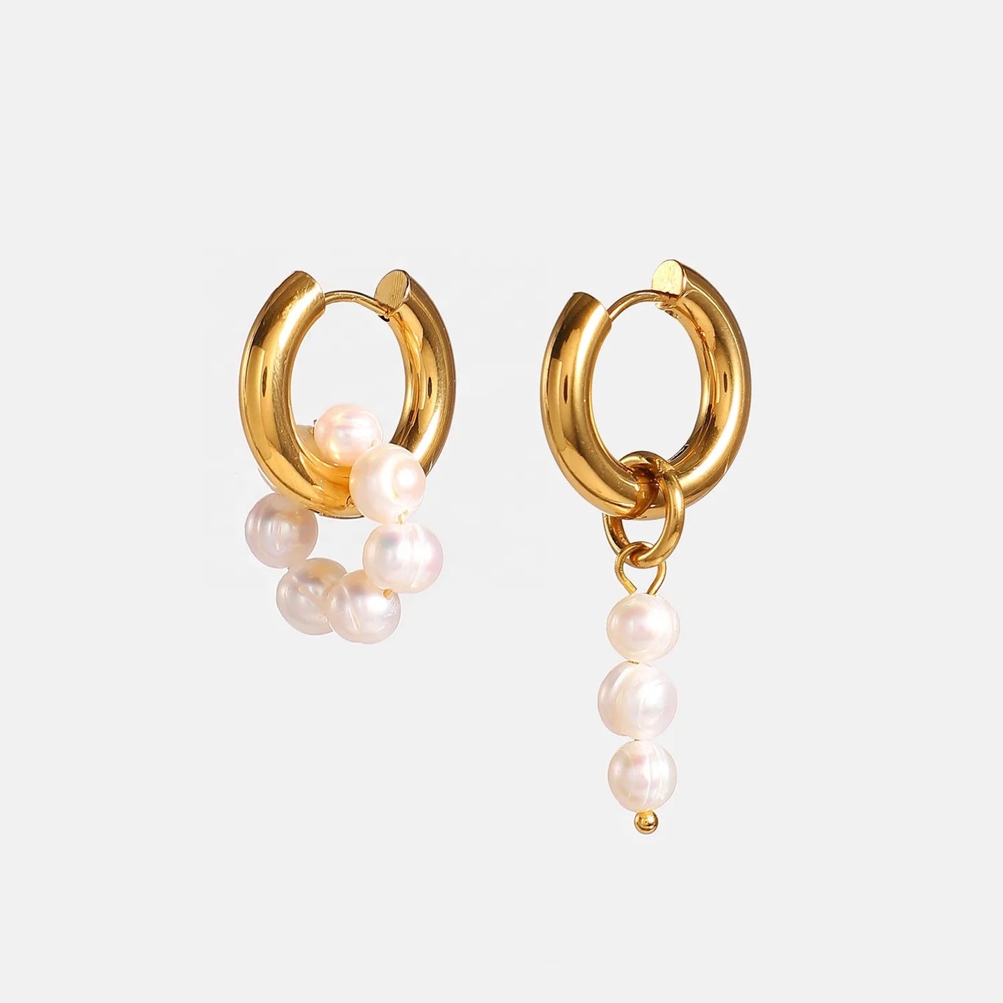 Florence Pearl Hoops