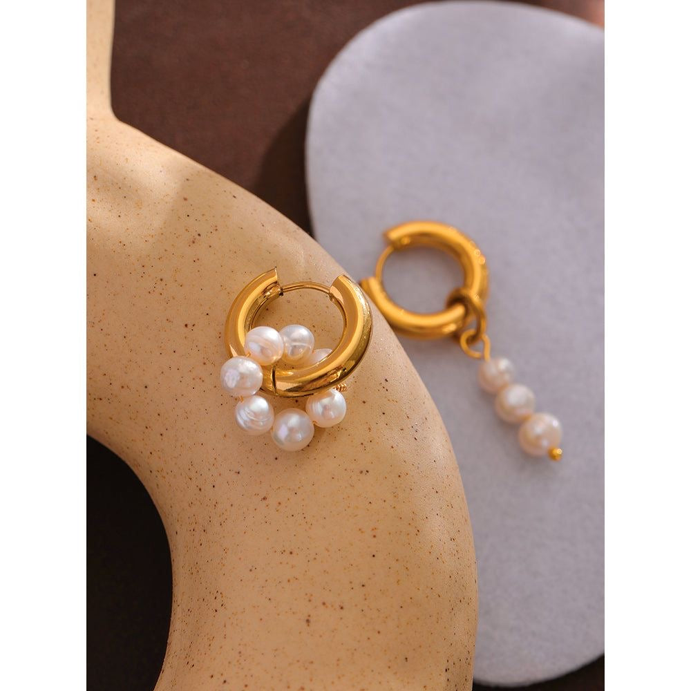 Florence Pearl Hoops