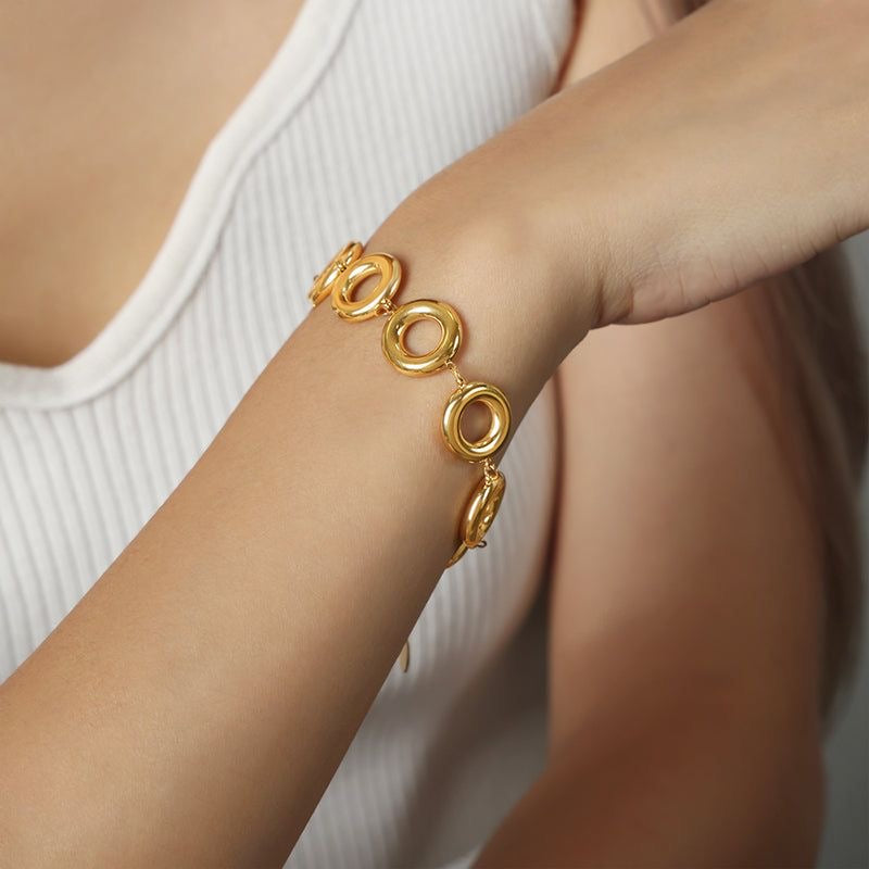 Donut Gold Bracelet