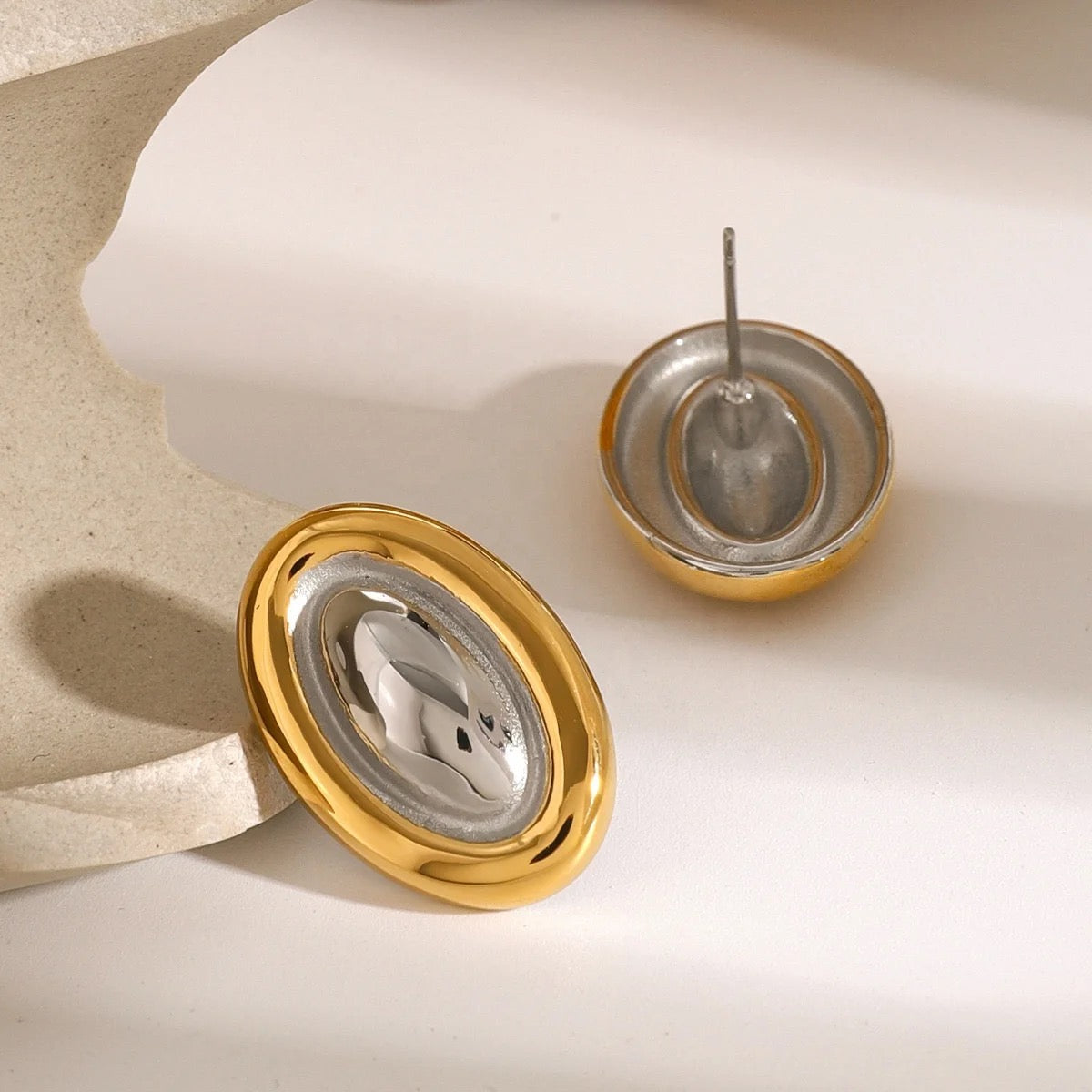Dual Oval Earring