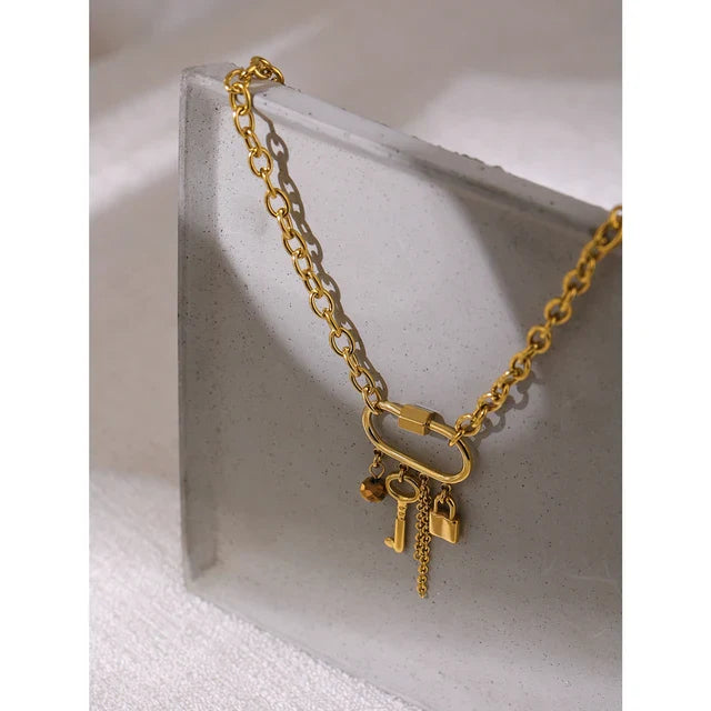 Lock & Key Necklace