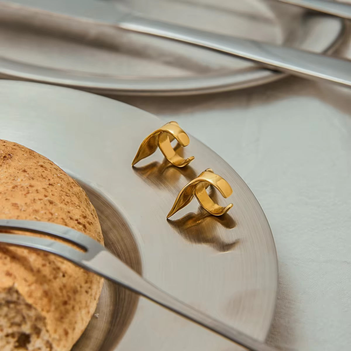 Dolphin Gold Ear Cuff