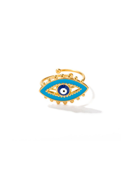 Evil Eye Adjustable Ring