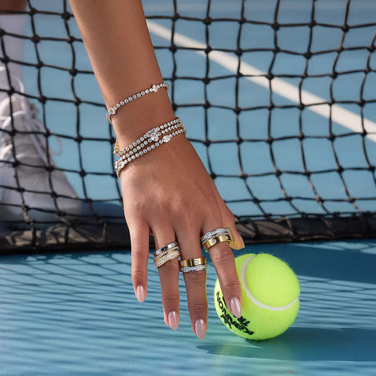 Zirconia Accents Multi Ring