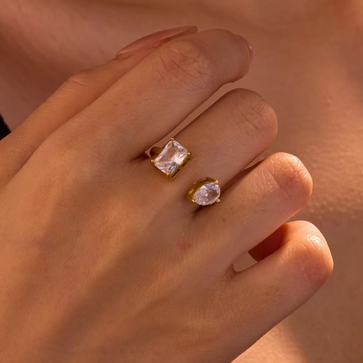 Twin Arc Ring