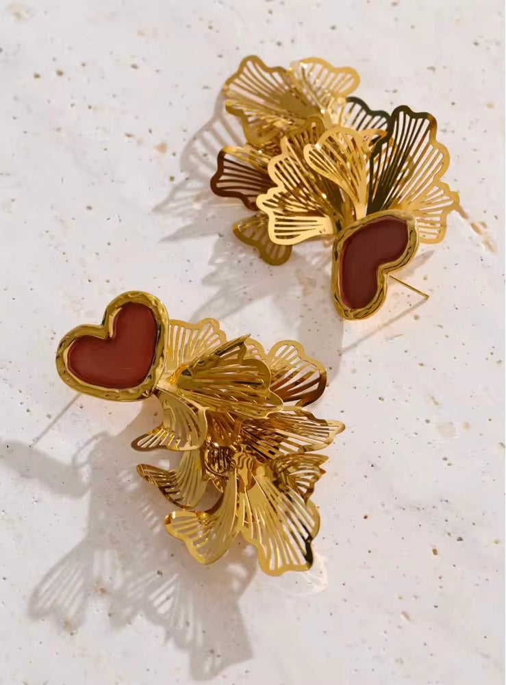 The Mystic Heart Earrings