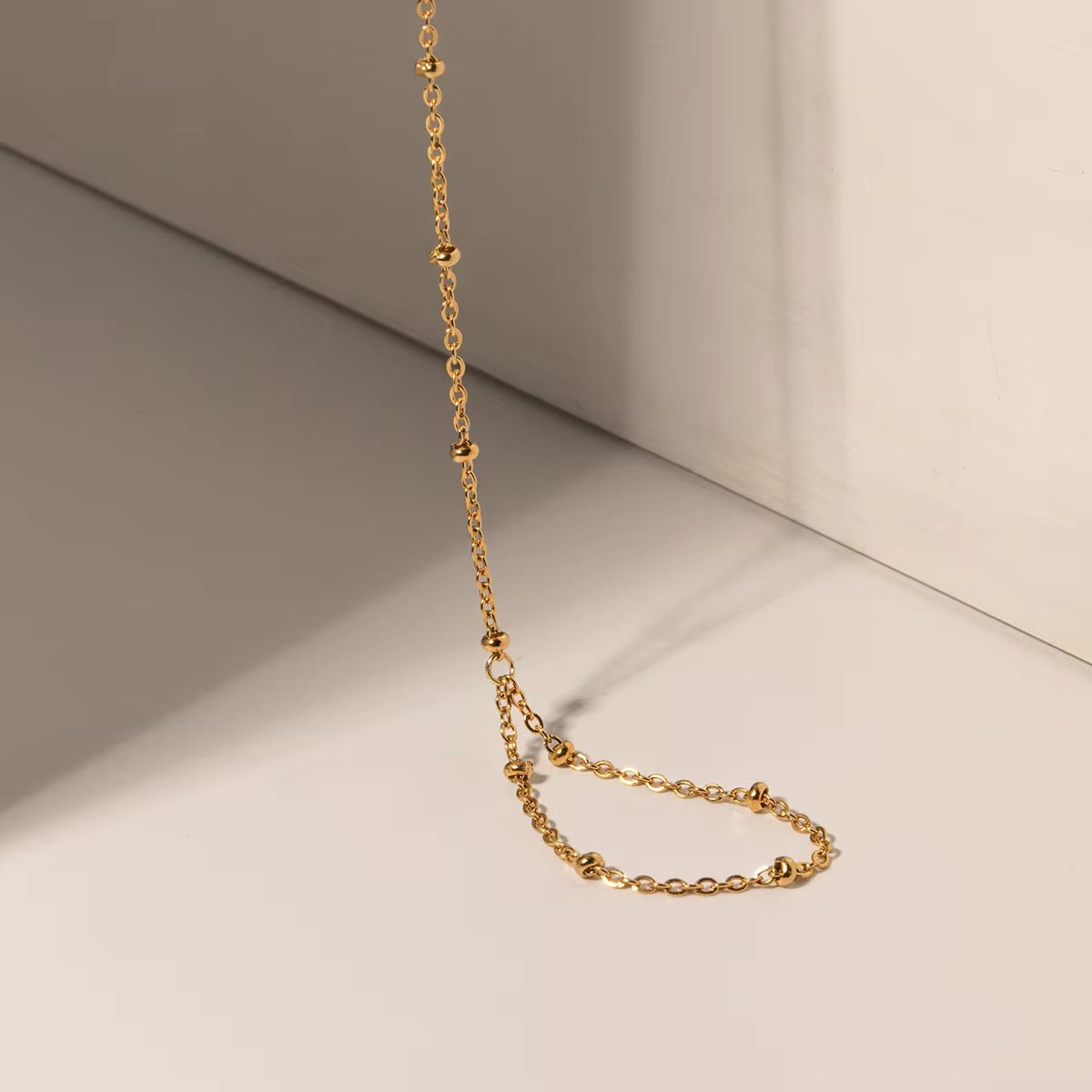Bead Chain Ring Bracelet