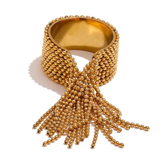 Tassel Beaded Ring