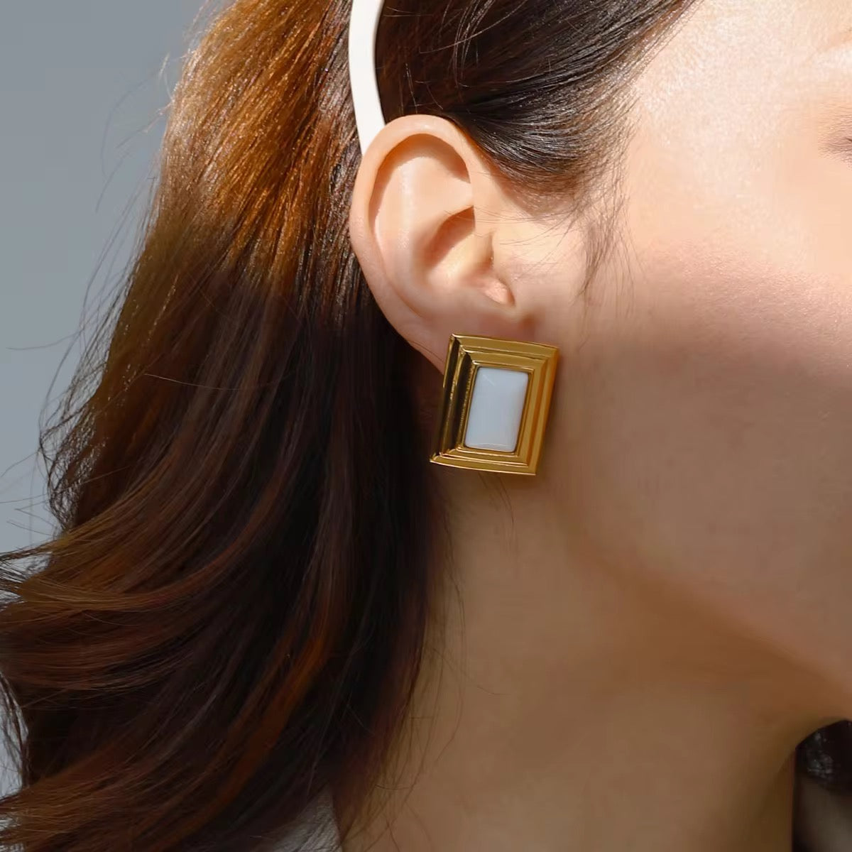 Vintage Frame Earrings