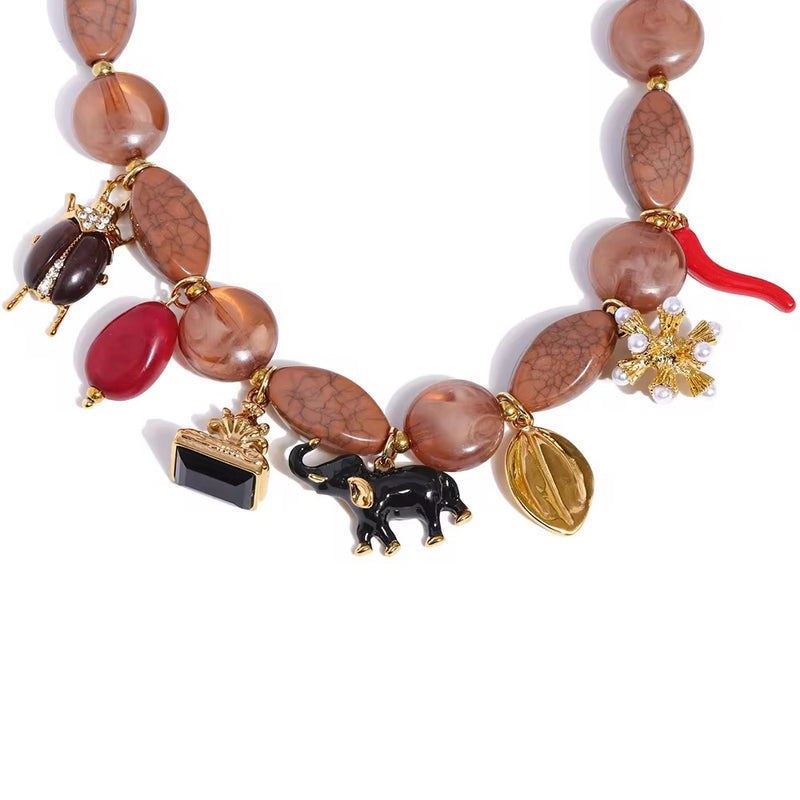 The Safari Drop Necklace
