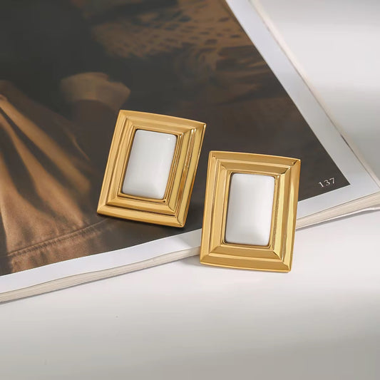 Vintage Frame Earrings