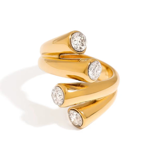 Golden Whisper Ring