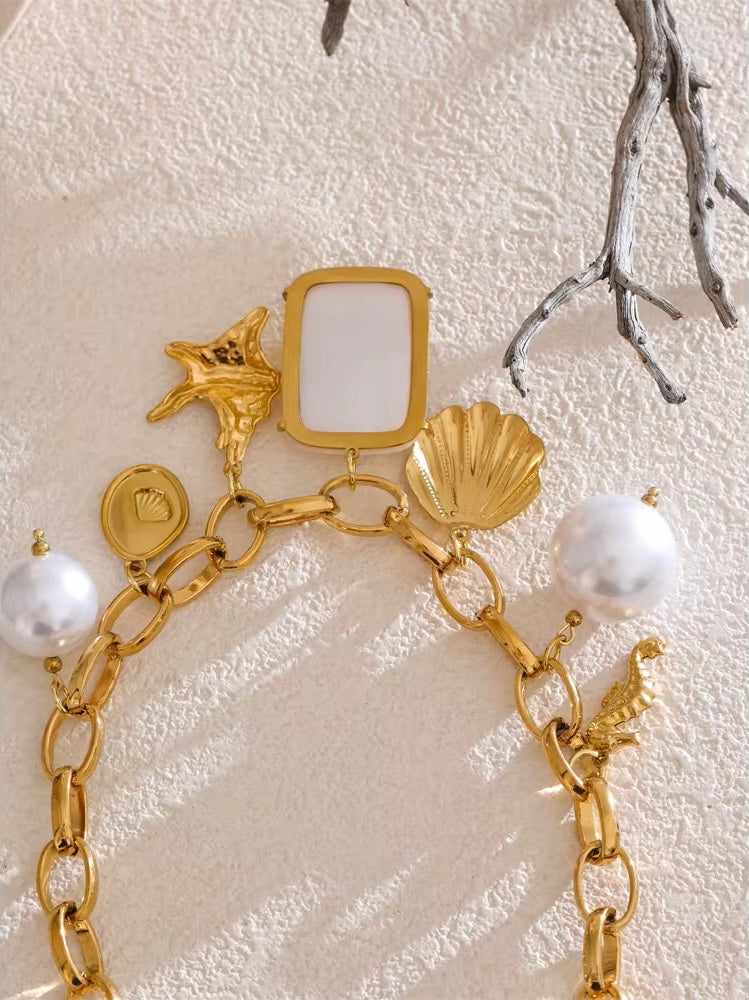 Pearls of the Sea Necklace