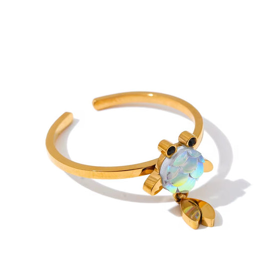 Dearm Color Owl Ring