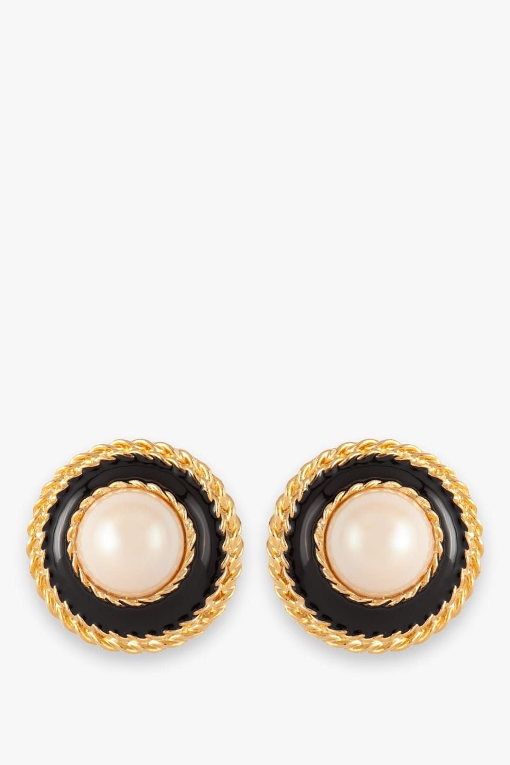 Black Bolt Earring