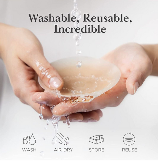 Non-Adhesive Reusable Nipple Covers (8 cm)