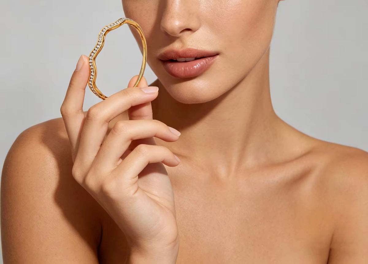 Golden Wave Bracelet