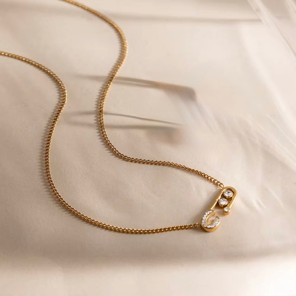Safety Pin Necklace