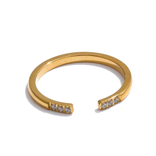 Gold Charm Ring