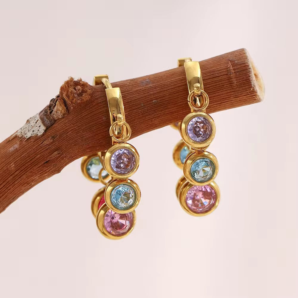 Candy Pop Hoops Earrings