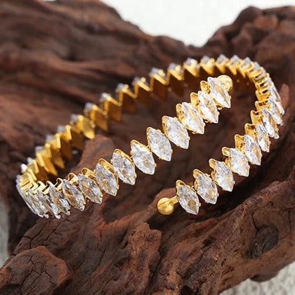 Vintage Rhinestone &  Zirconia Bracelet