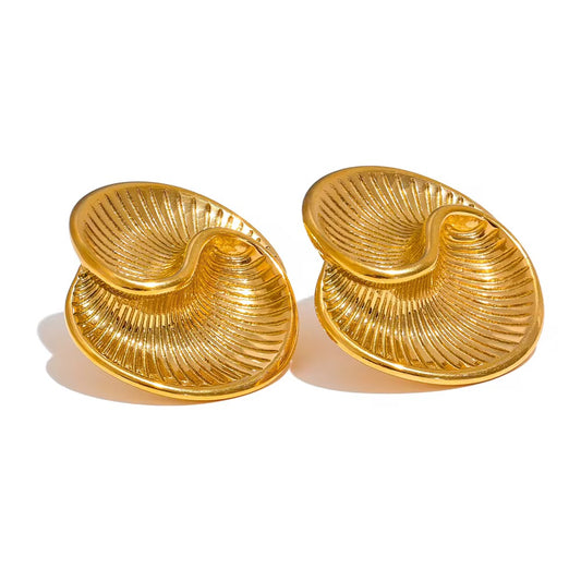 Spiral Chunky Earrings