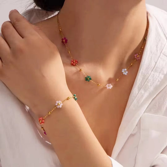 Crystal Blossom Necklace
