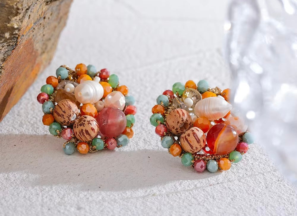 The Maya Cluster Earrings