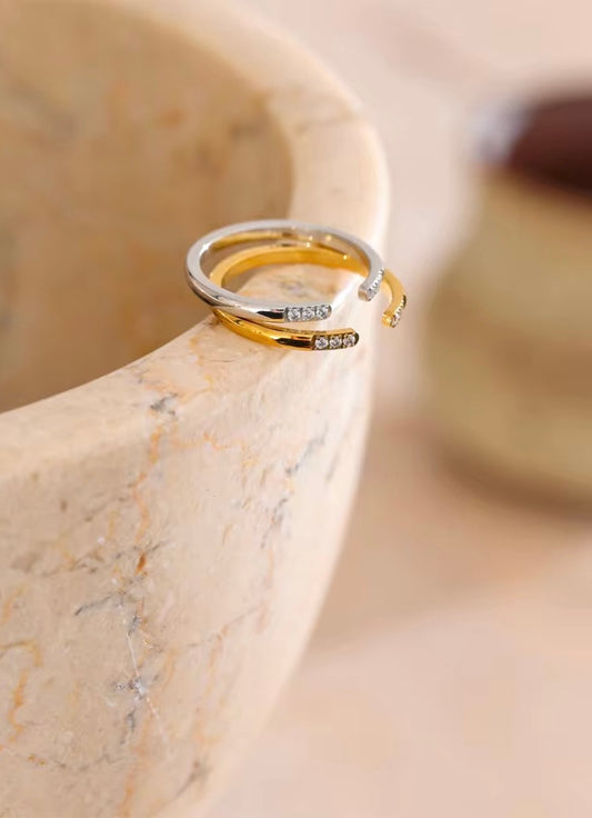 Gold Charm Ring