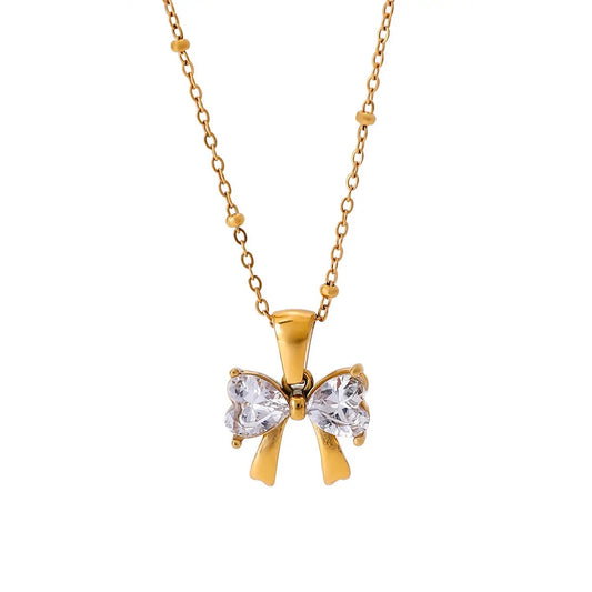 Crystal Knot Necklace