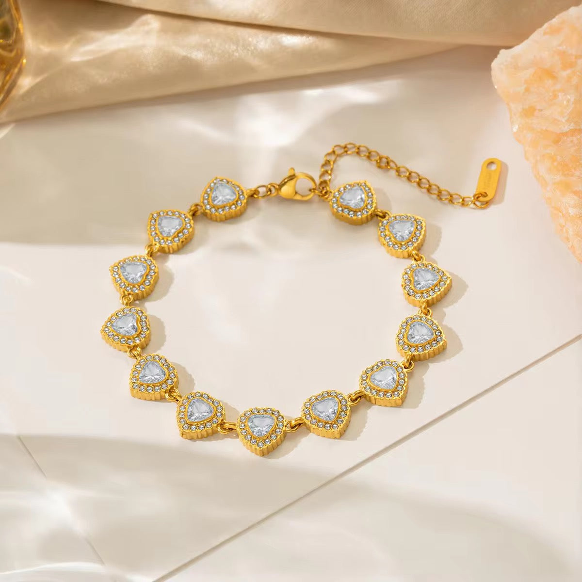 Golden Heart Bracelet