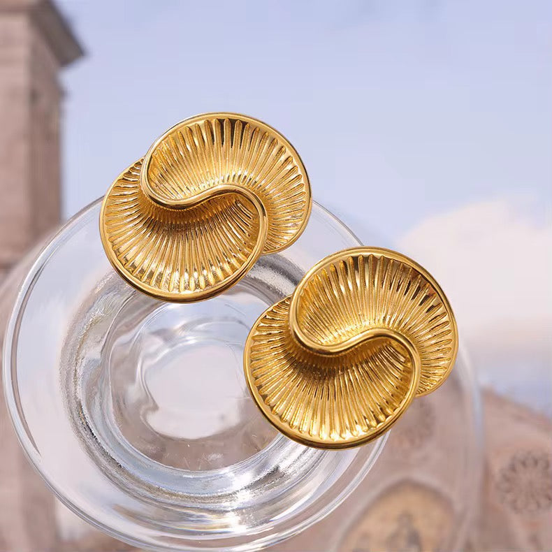 Spiral Chunky Earrings