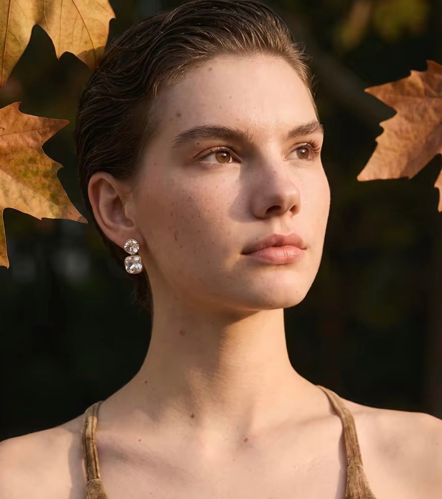 Crystal Drop Earrings