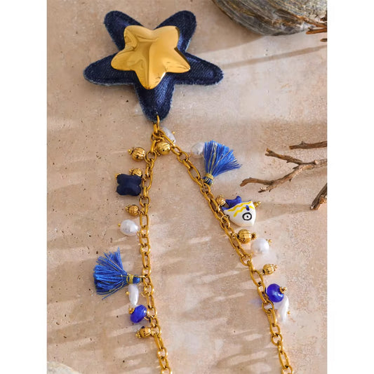 DENIM DAZE STAR NECKLACE