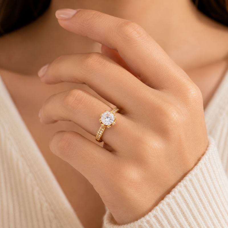 Crown Spark Ring
