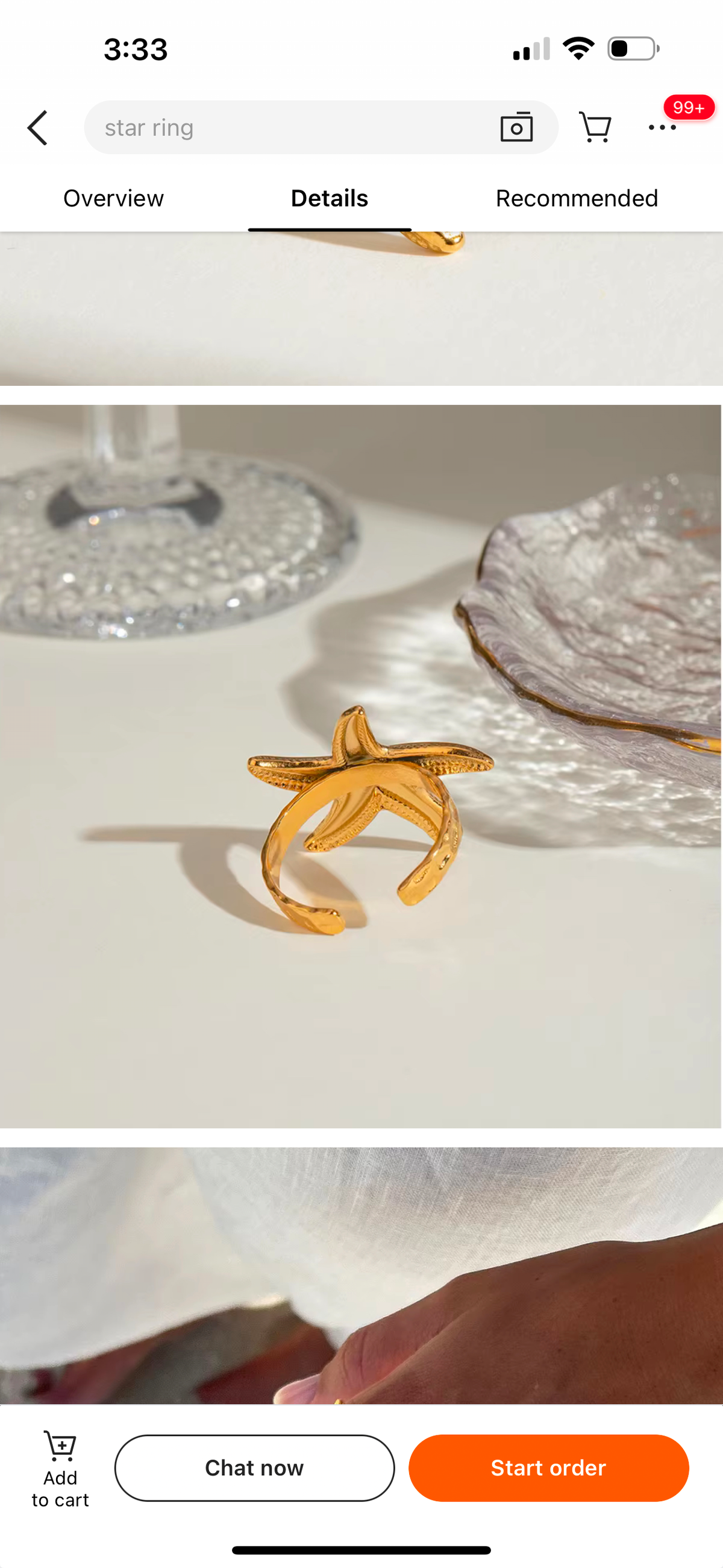 Starfish Ring
