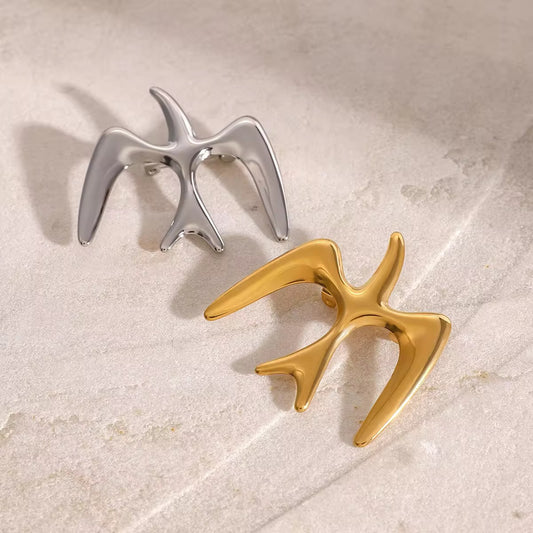 BIRD SILVER BROOCH