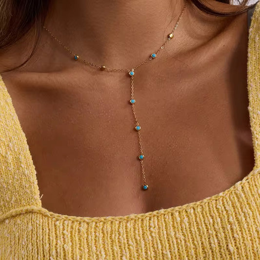 Ocean Dot Necklace