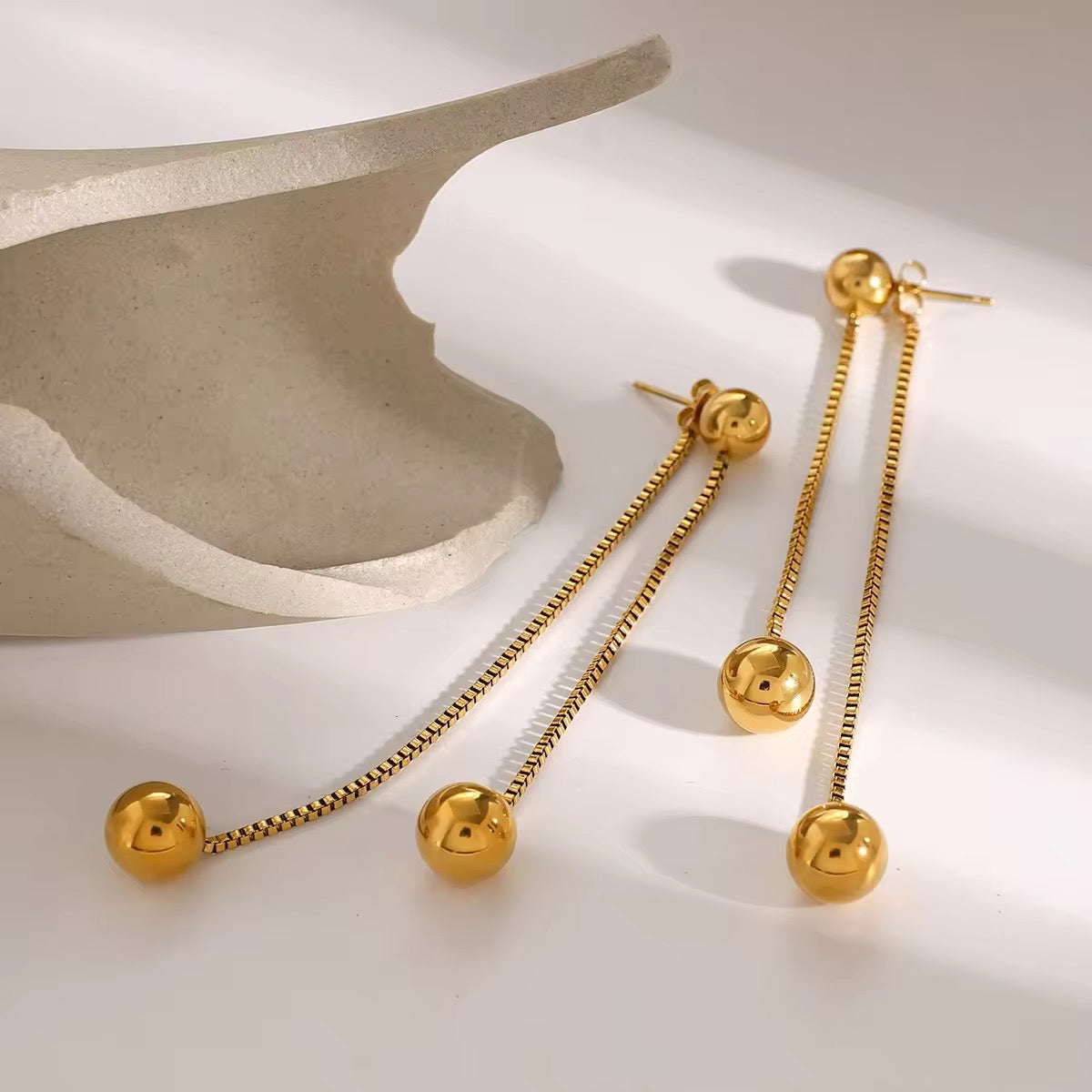 Tassel Ball Earring