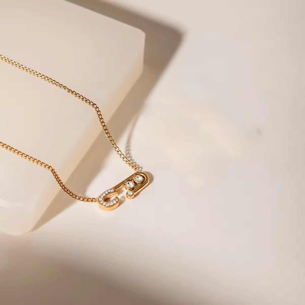 Safety Pin Necklace