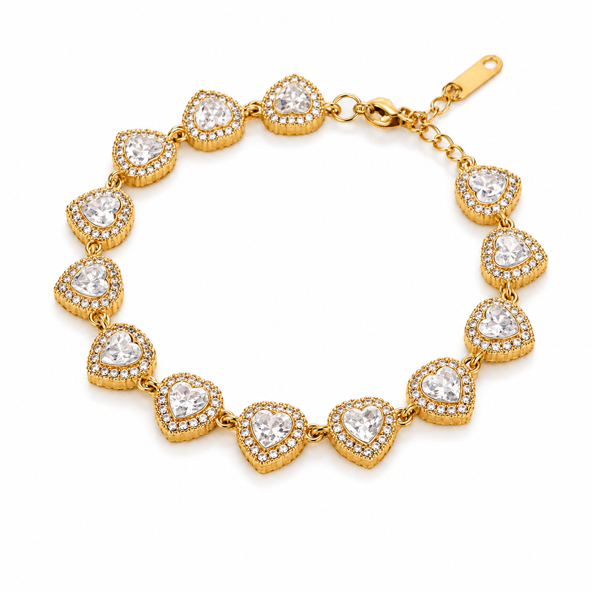 Golden Heart Bracelet