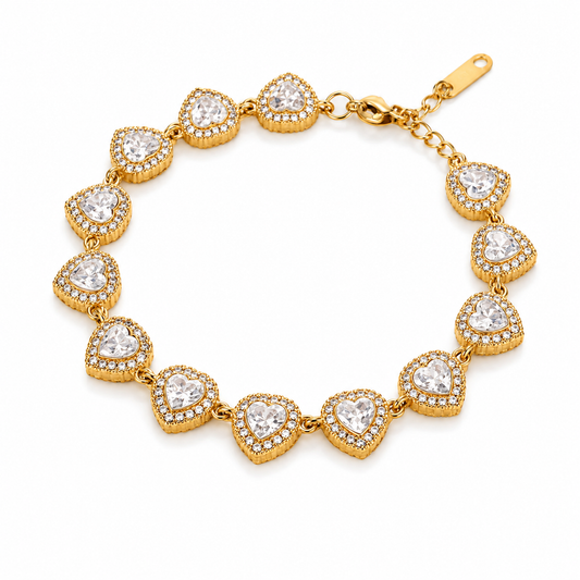 Golden Heart Bracelet
