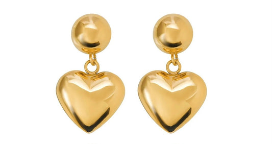 Ball Heart Earring