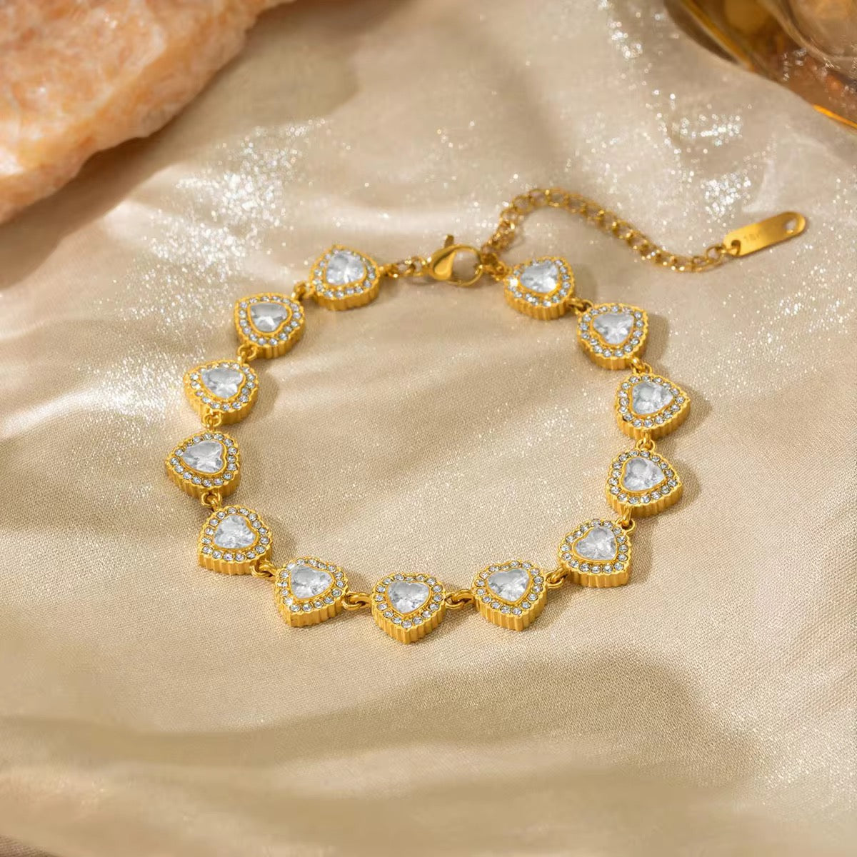 Golden Heart Bracelet