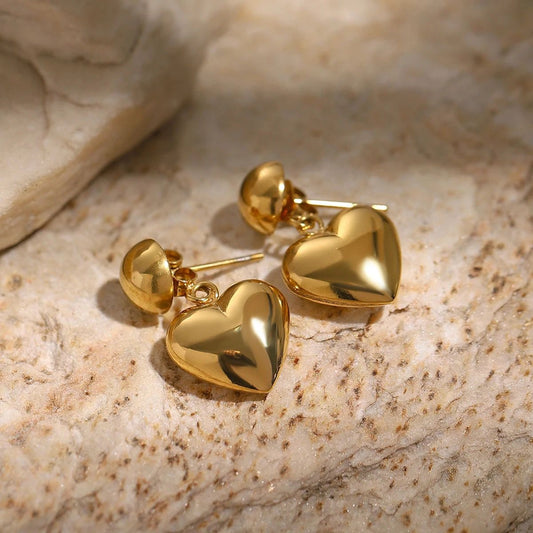 Ball Heart Earring