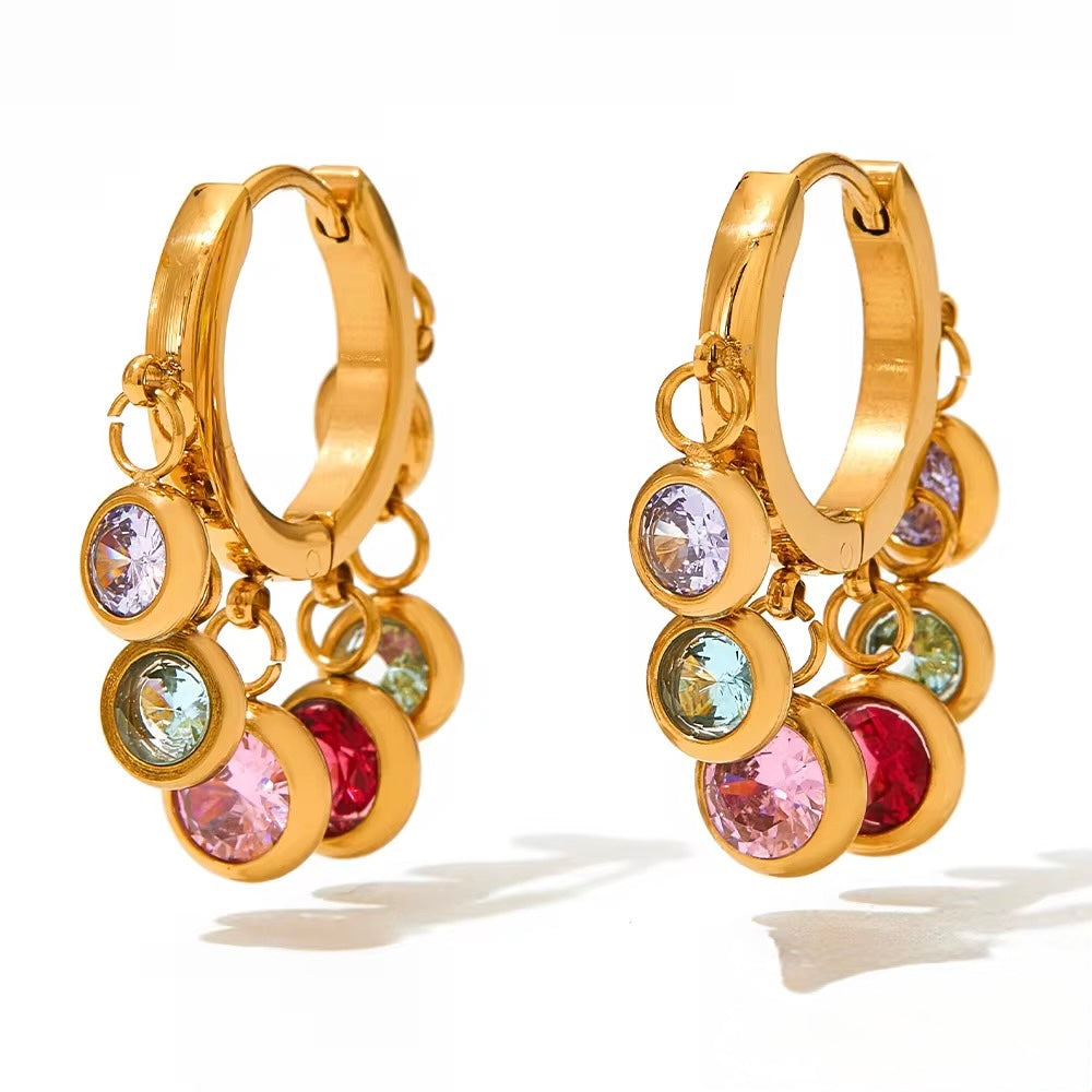 Candy Pop Hoops Earrings