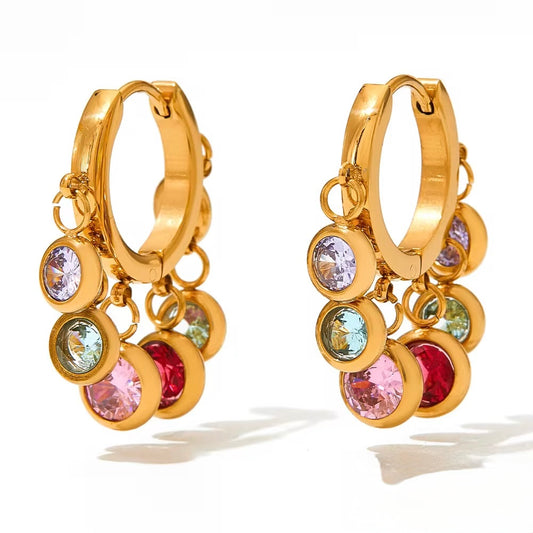 Candy Pop Hoops Earrings