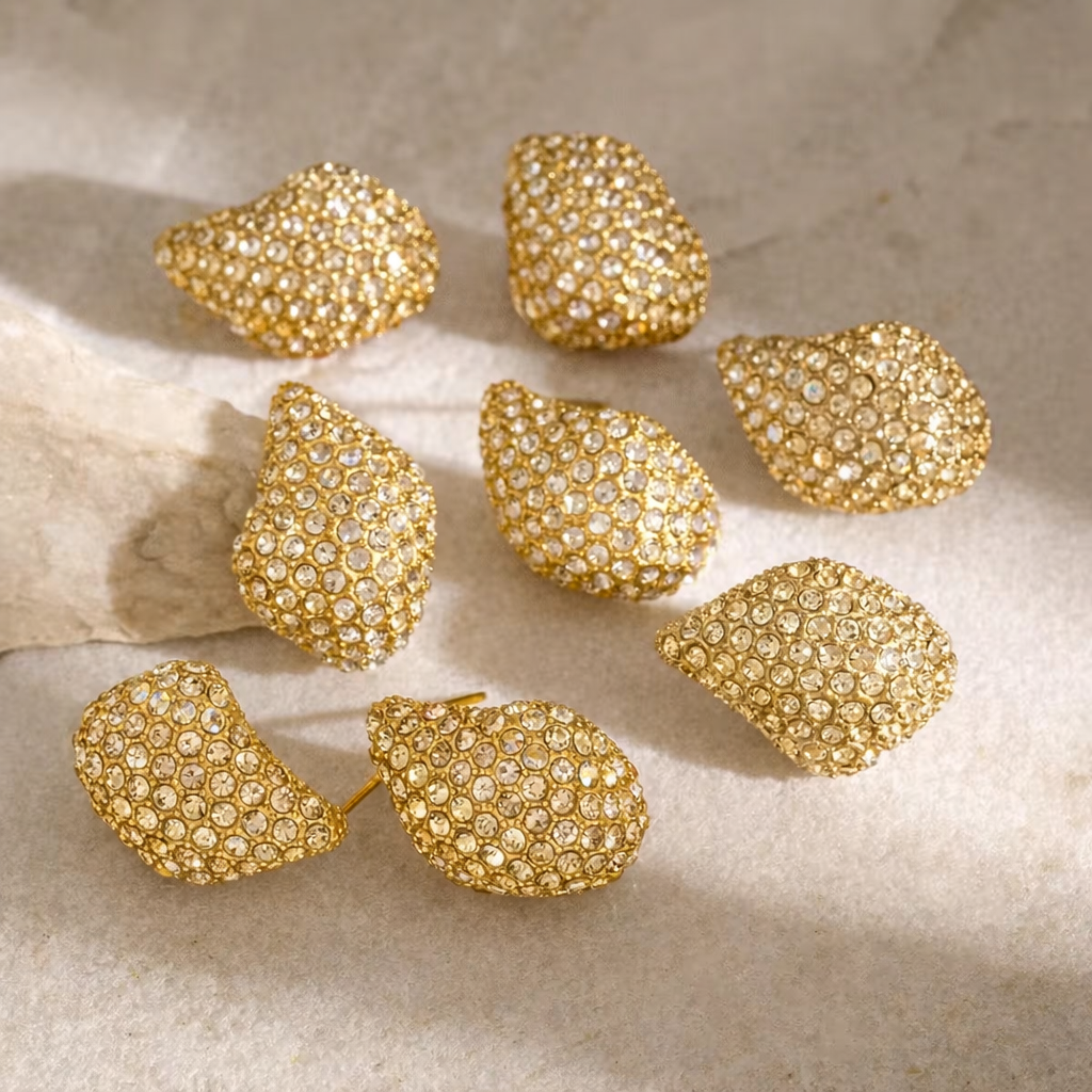 Diamond water drop Earrings