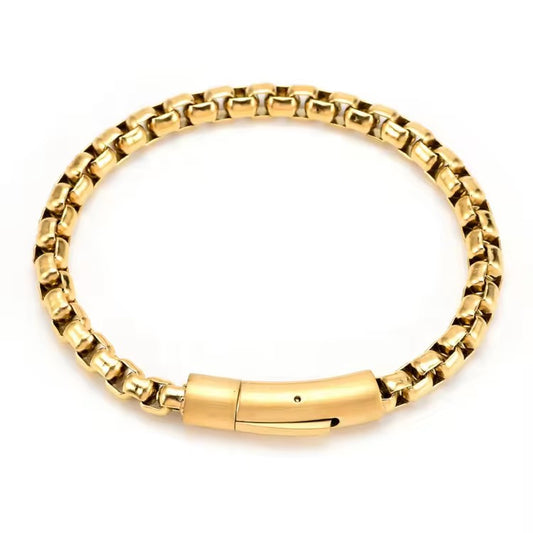 Gold Link Chain Bracelet